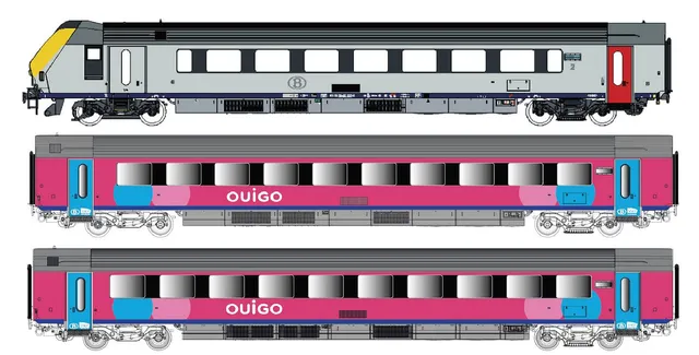 hobbytrain-i11-ouigo-personenwagen-3er-set-ac-ep-vi image 1