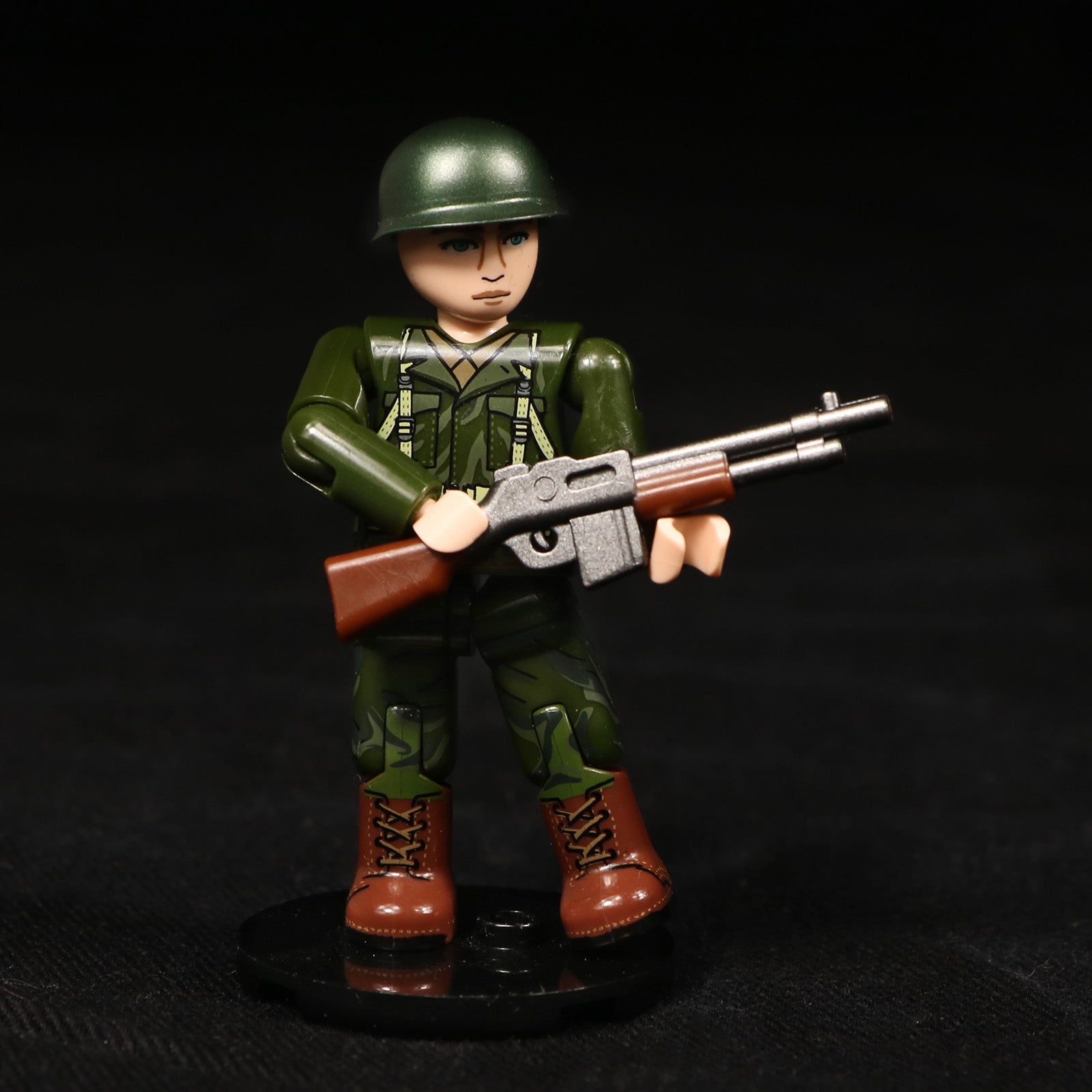build-army-baf005-ww2-us-infantry-bausteinfigur-rifleman-5-8-cm image 1
