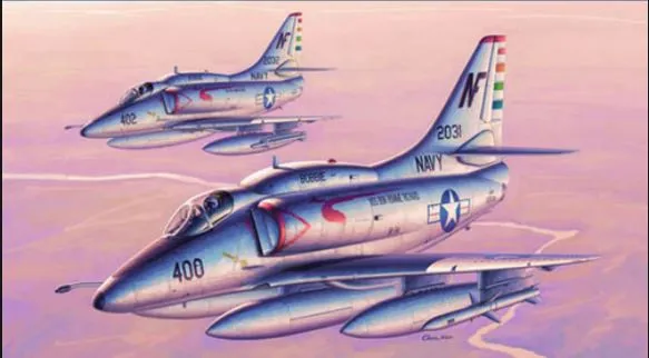 trumpeter-02267-a-4f-skyhawk-1-32-flugzeug-bausatz image 1