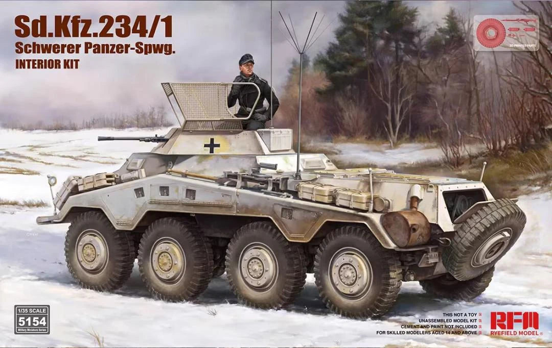 rye-field-model-5154-sd-kfz-234-1-schwerer-panzersp-hwagen-1-35 image 1