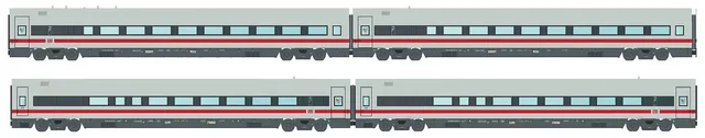 hobbytrain-dbag-personenwagen-4er-set-ep-vc-set-2 image 1