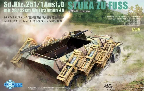 vespid-sp8004-sd-kfz-251-1-wurfrahmen-bausatz-1-35 image 1