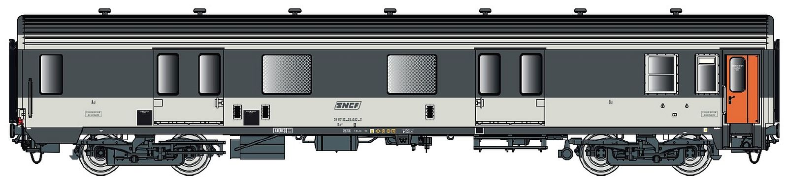 hobbytrain-zubeh-r-mc76-dd2-packwagen-sncf-ep-iv-corail image 1