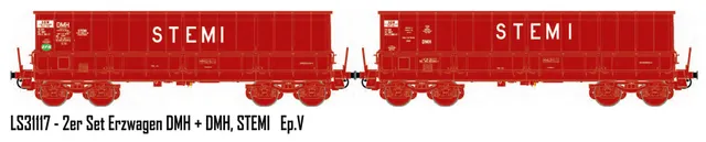 hobbytrain-erzwagen-dmh-sncf-2er-set-g-terwagen-ep-v image 1