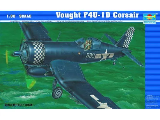 trumpeter-02221-f4u-1d-corsair-1-32-flugzeug-bausatz image 1