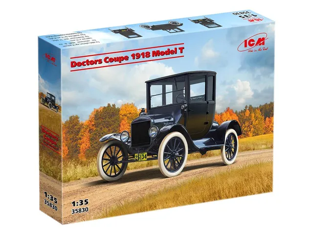 icm-35830-doctors-coupe-1917-modellbausatz-1-35-auto image 1