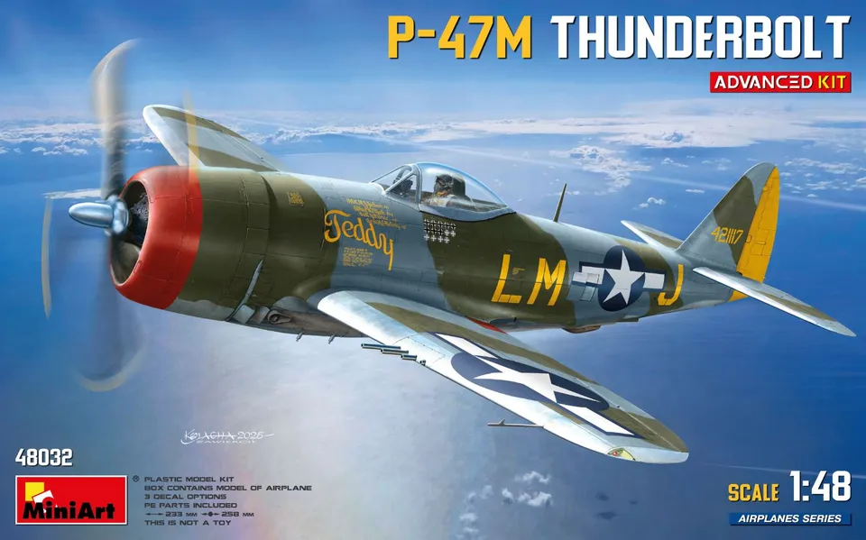 miniart-48032-p-47m-thunderbolt-flugzeug-bausatz-1-48 image 1