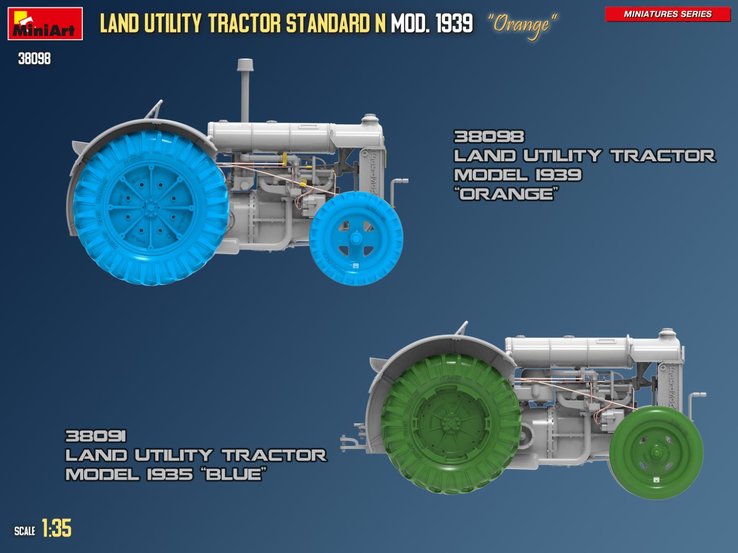 miniart-38098-standard-n-orange-traktor-modellbausatz-1-35 image 3