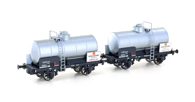 hobbytrain-g-terwagen-kesselwagen-k-b-e-2er-set-ep-iii image 1