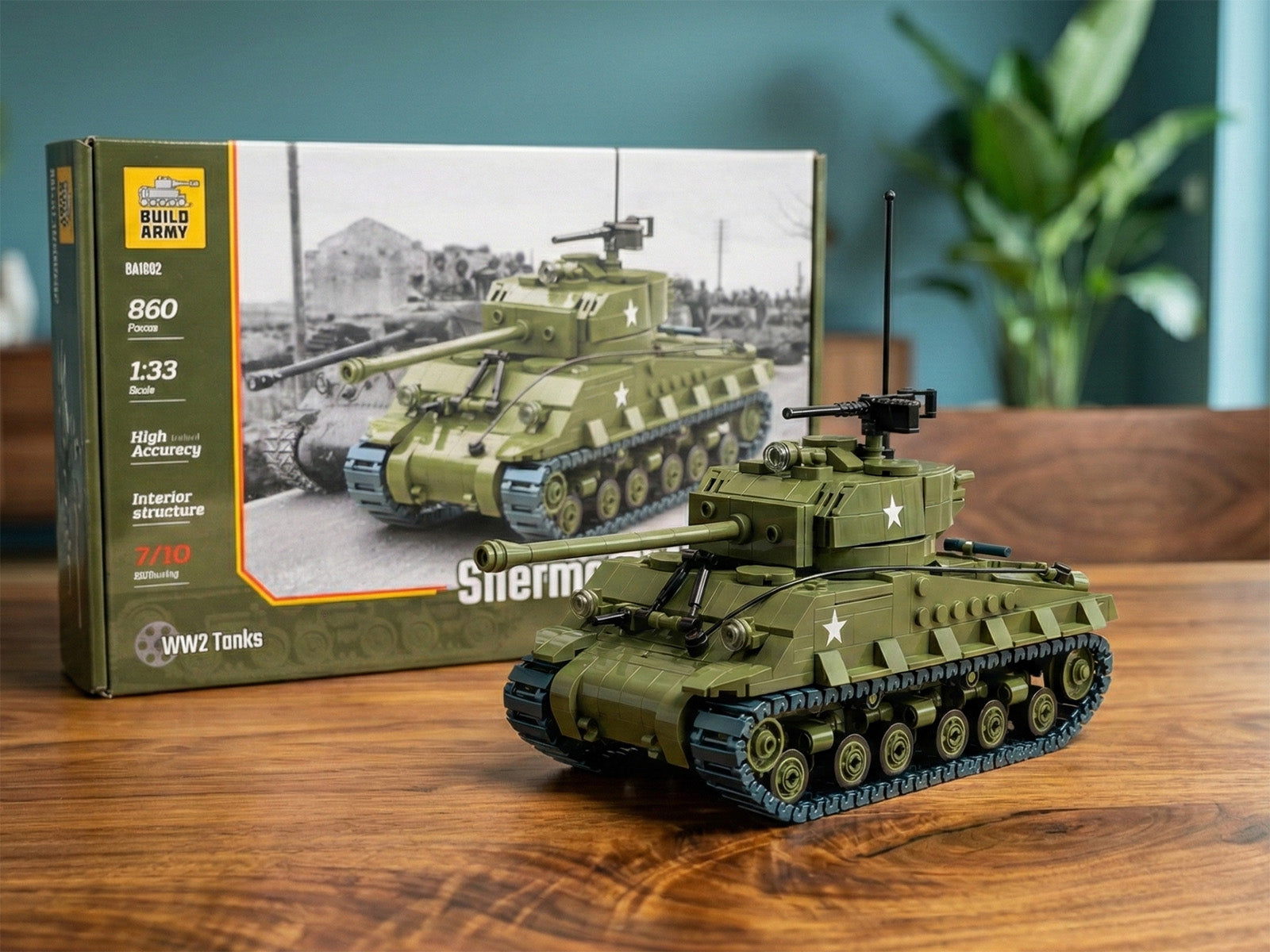 build-army-ba1002-m4a3e8-sherman-easy-8-panzer-720-teile-1-33 image 3