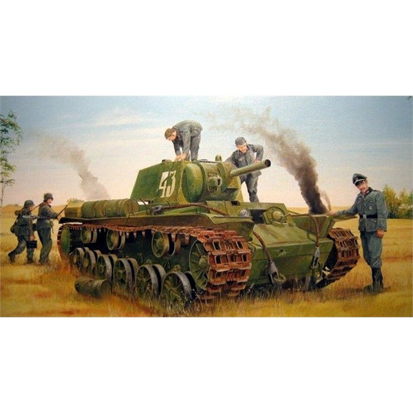 trumpeter-01565-kv-8-panzer-bausatz-1-35-sowjet-ww2 image 1