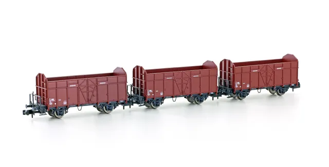 hobbytrain-g-terwagen-3er-set-offene-fbkk-sbb-wagen-ep-iv image 1