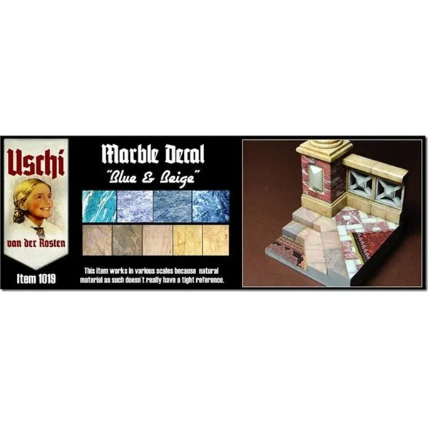 uschi-van-der-rosten-uv1019-marble-decal-blau-beige-a5-2-blatt image 1