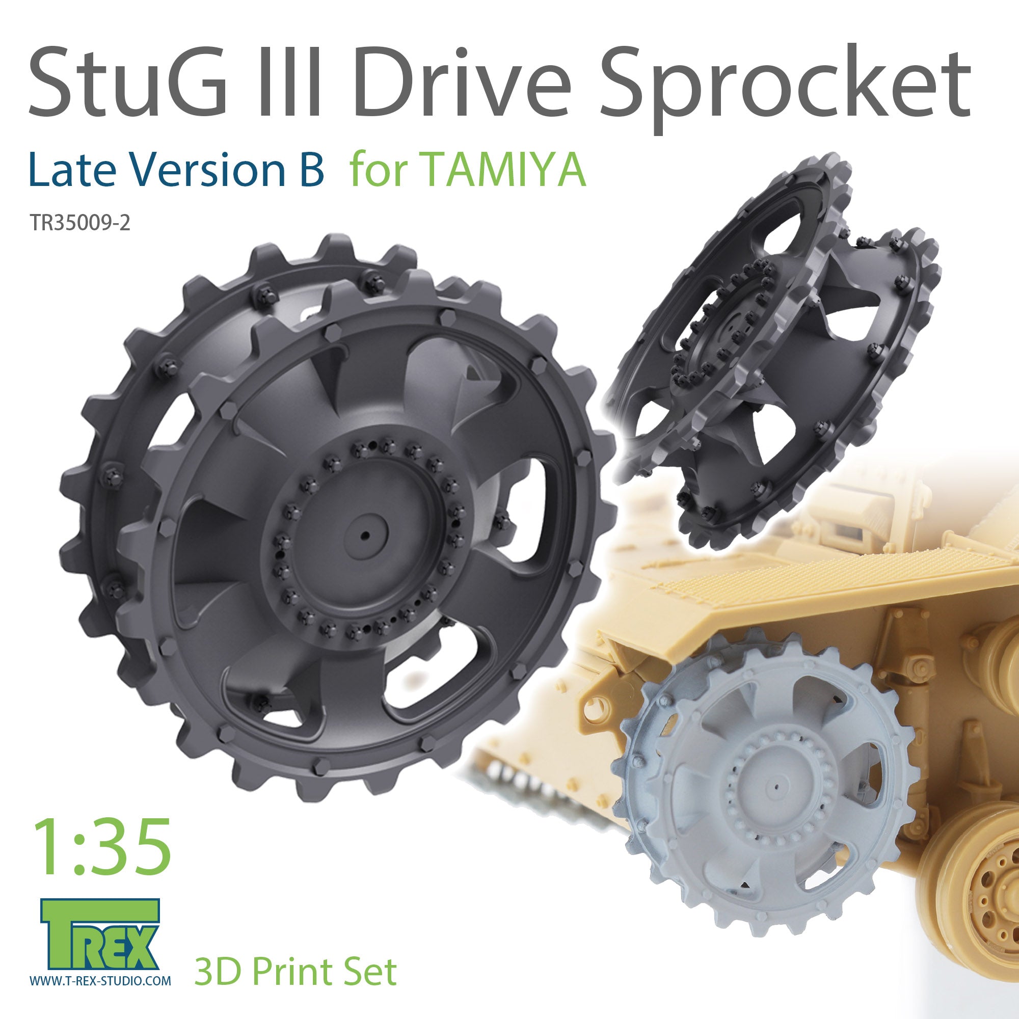 t-rex-35009-2-stug-iii-antriebsrad-set-1-35-tamiya-late-b image 1