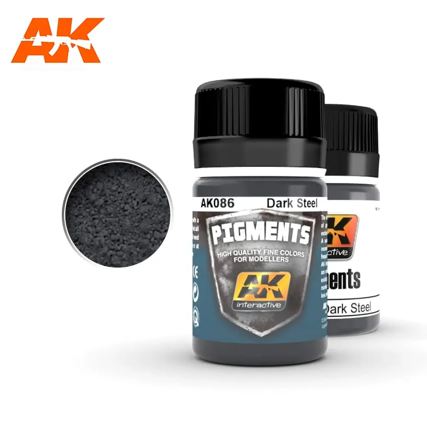 ak-interactive-086-dark-steel-pigment-alterungspulver image 1