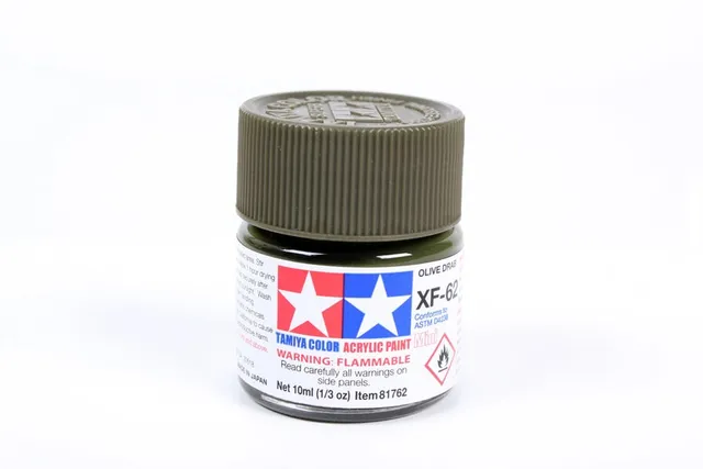 tamiya-81762-xf62-olive-drab-acrylfarbe-10ml-matt image 1