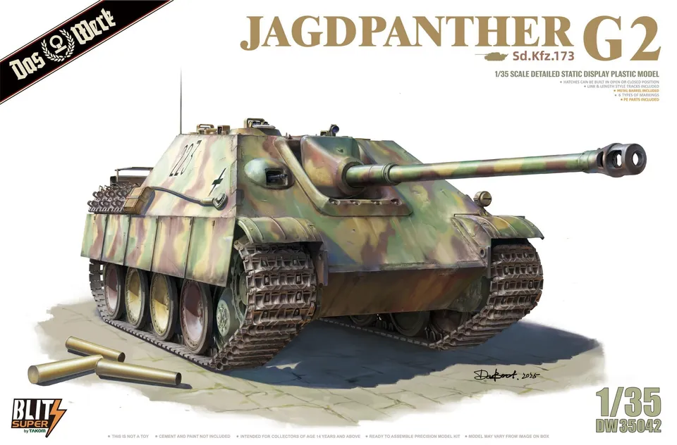 das-werk-jagdpanther-g2-dw35042-modellbausatz-1-35 image 1