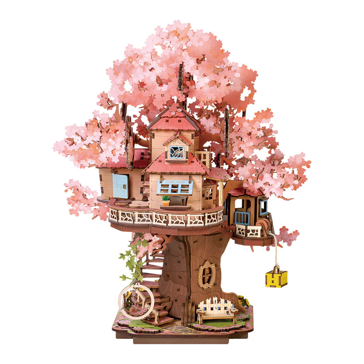 rolife-tgs04-sakura-tree-house-holzbausatz-3d-puzzle image 1
