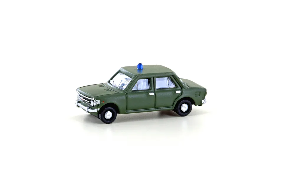 hobbytrain-fiat-128-modellauto-milit-rgr-n-blaulicht image 1