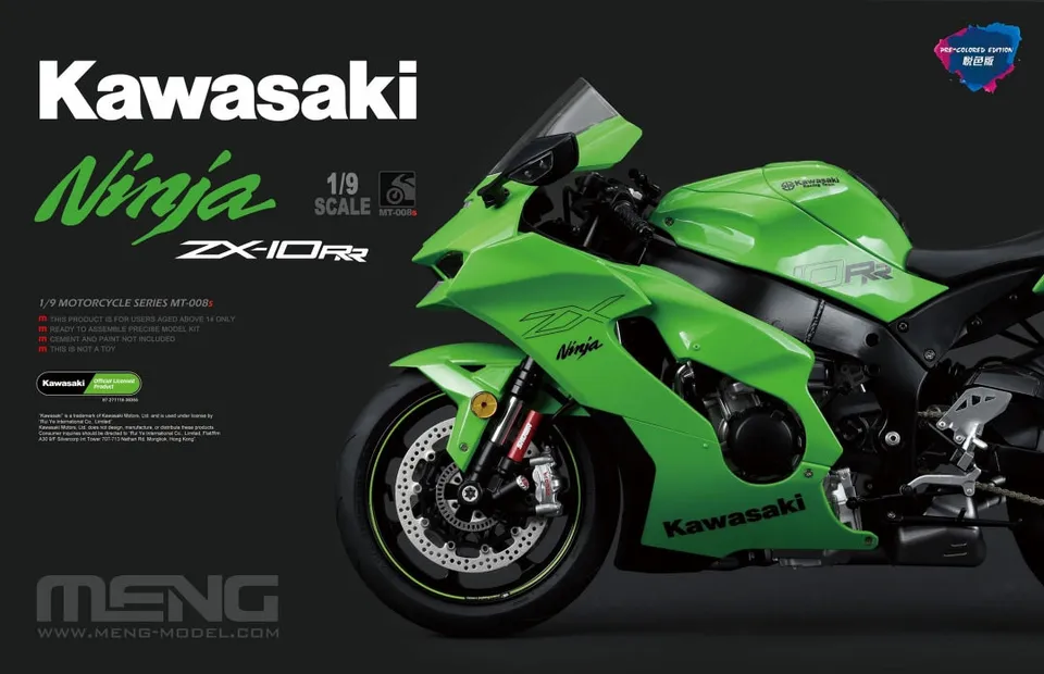 meng-mt-008s-kawasaki-ninja-zx-10rr-motorrad-1-9-pre-colored image 1