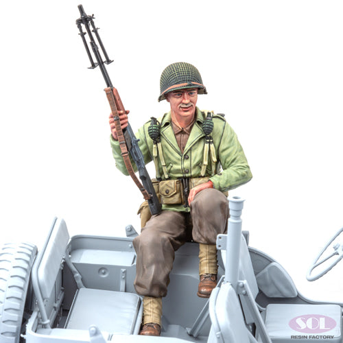 sol-resin-factory-mm567-us-army-bar-gunner-figur-1-16-ww2 image 1