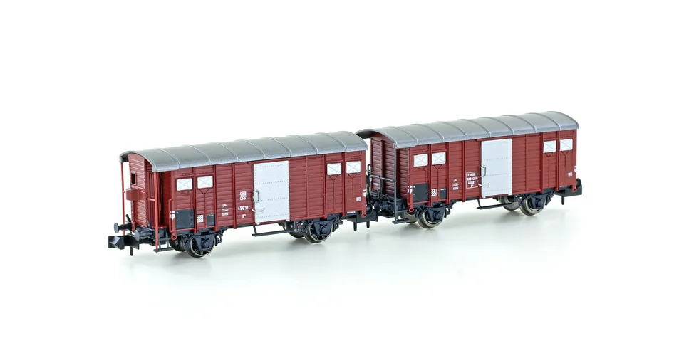 hobbytrain-g-terwagen-k3-sbb-ep-iii-braun-2er-set-spur-n image 1