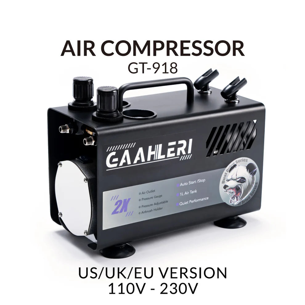 gaahleri-gt-918-dual-drive-airbrush-kompressor-1l-tank-leise image 1
