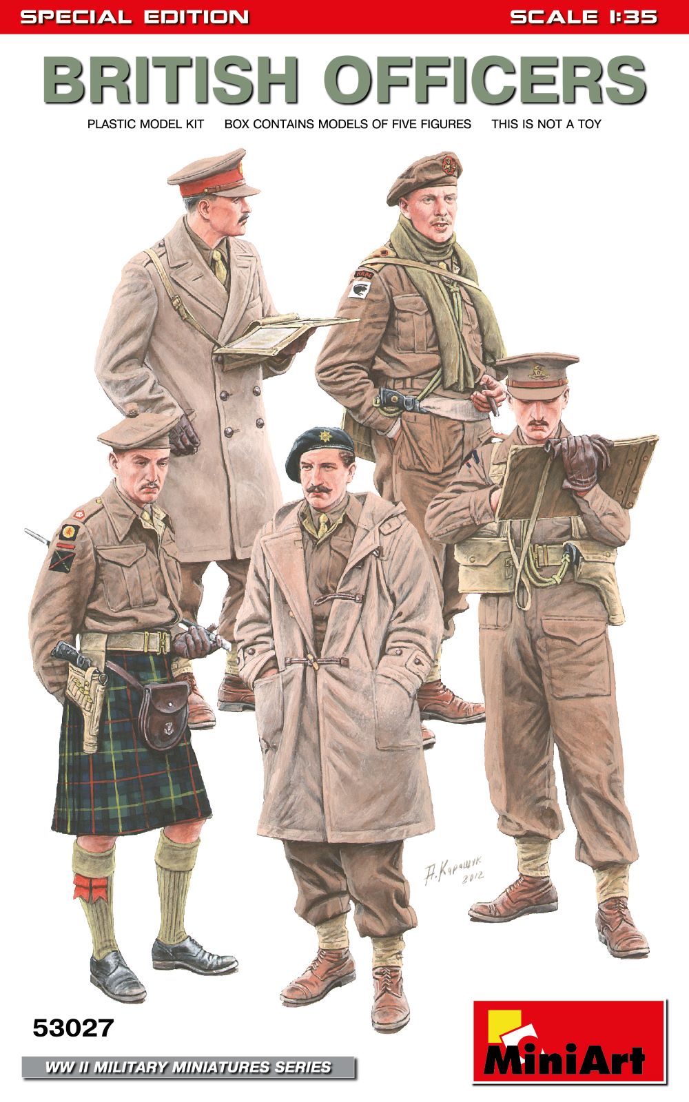 miniart-53027-british-officers-figuren-1-35-special-edition image 1