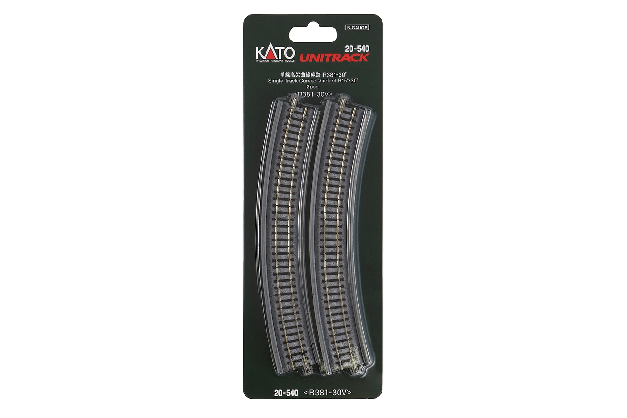 hobbytrain-gleise-viadukt-gebogen-r381mm-30-2er-set image 1