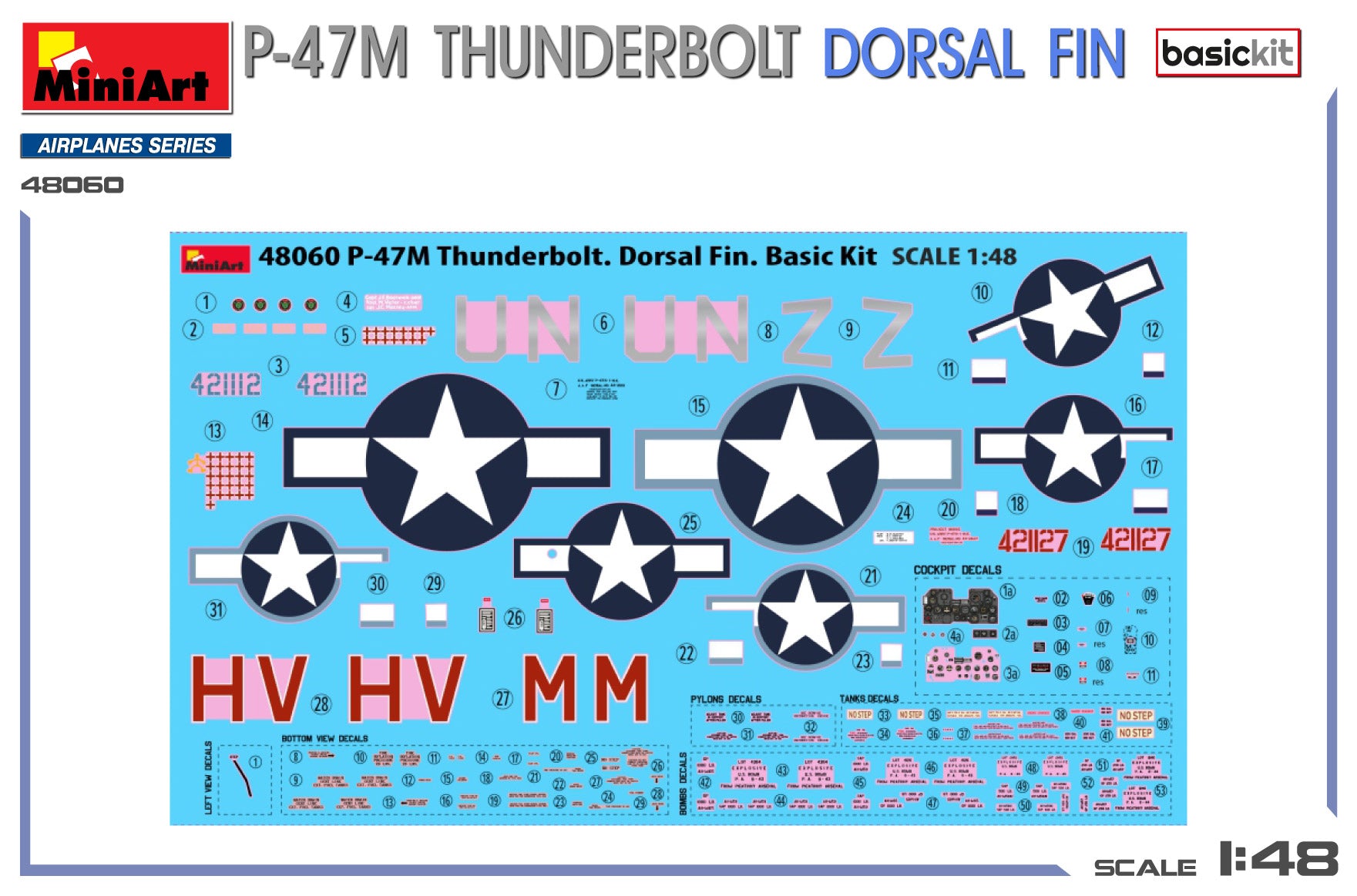 miniart-48060-p-47m-thunderbolt-flugzeugbausatz-1-48-basic image 2