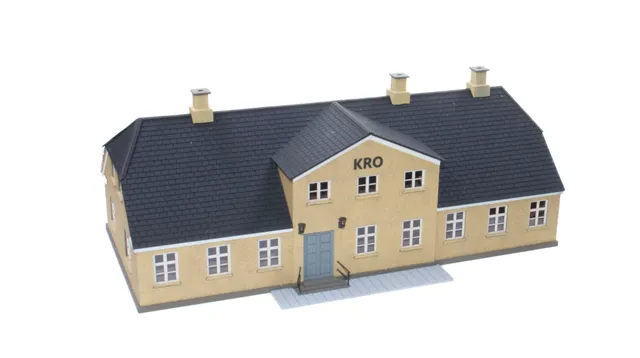 hobbytrade-ud-p-landet-ht-87382-modellhaus-landgasthof-gelber-putz image 1