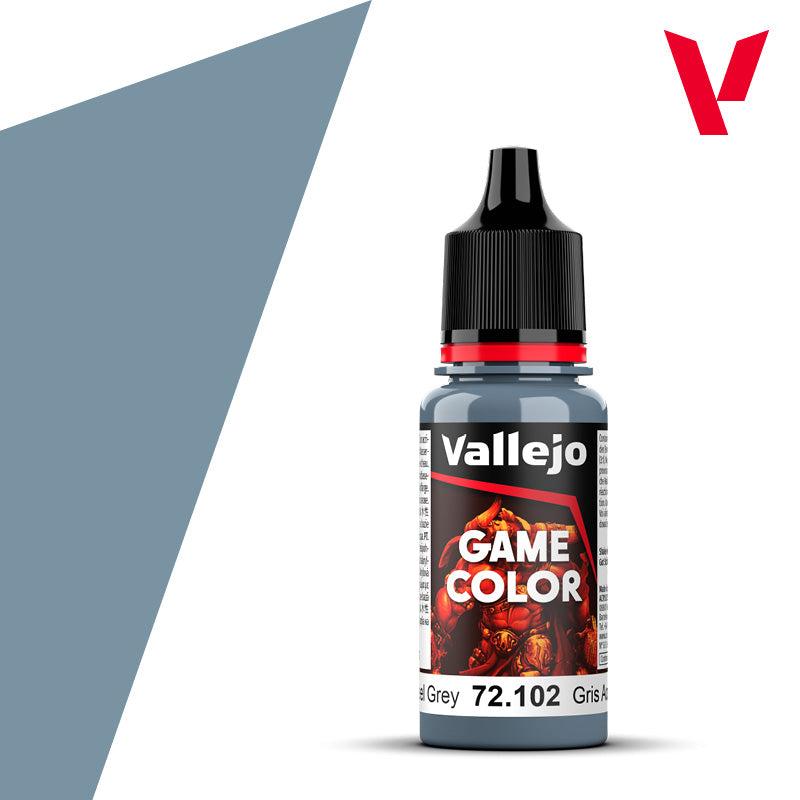 vallejo-game-color-102-steel-grey-acrylfarbe-18ml-grau image 1