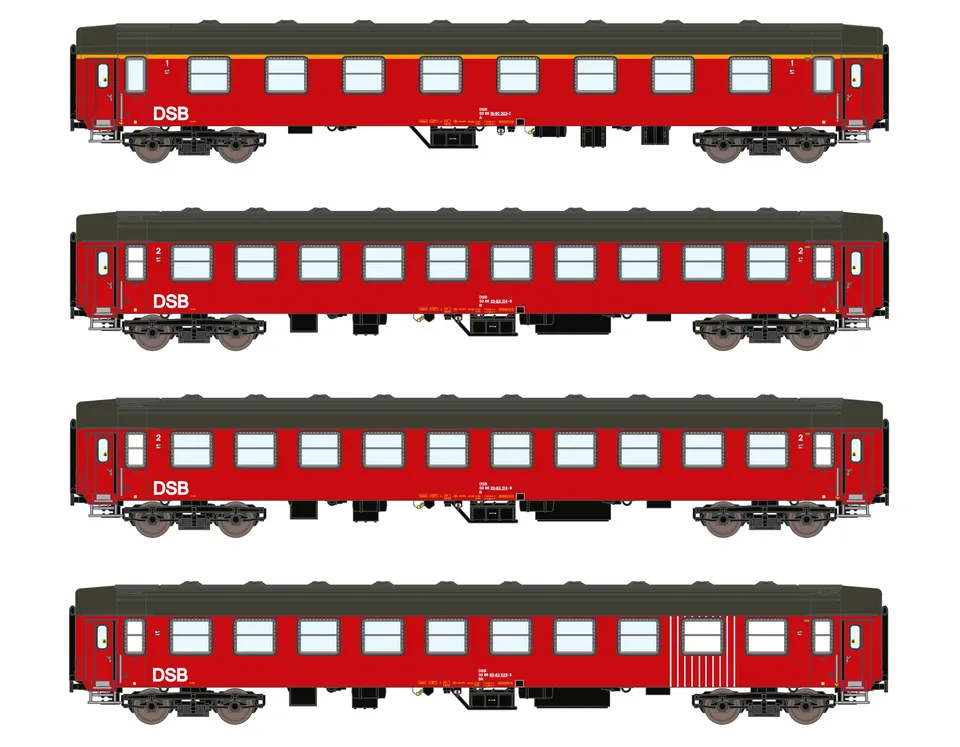 hobbytrain-personenwagen-uic-y-4er-set-dsb-ep-iv-a-b-b-bk image 1