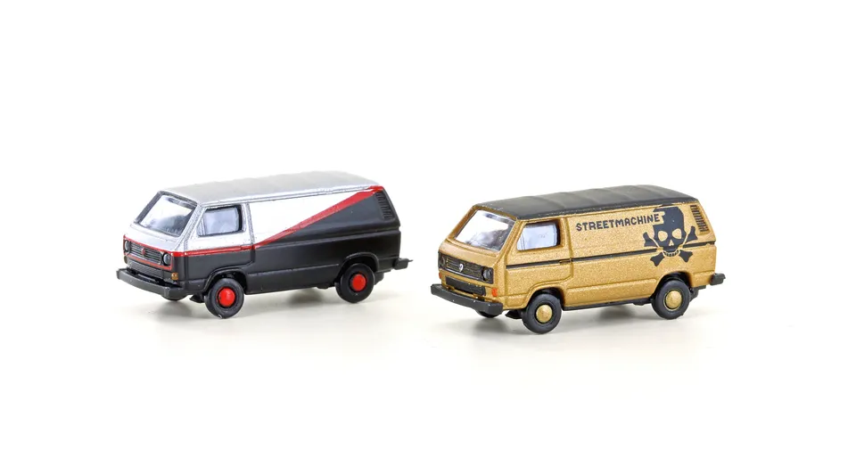 hobbytrain-modellautos-vw-t3-2er-set-tuning-metallic-spur-n image 1