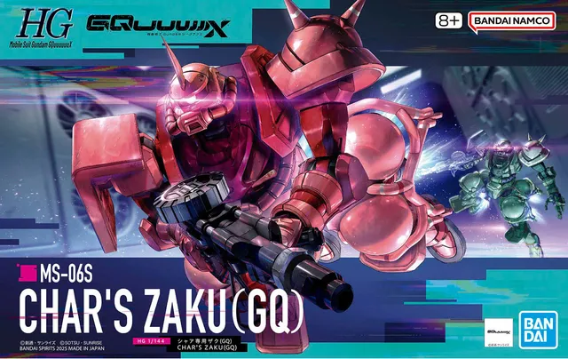 bandai-hg-gqx-12-ms-06s-char-s-zaku-gq-gundam-1-144-hg image 1