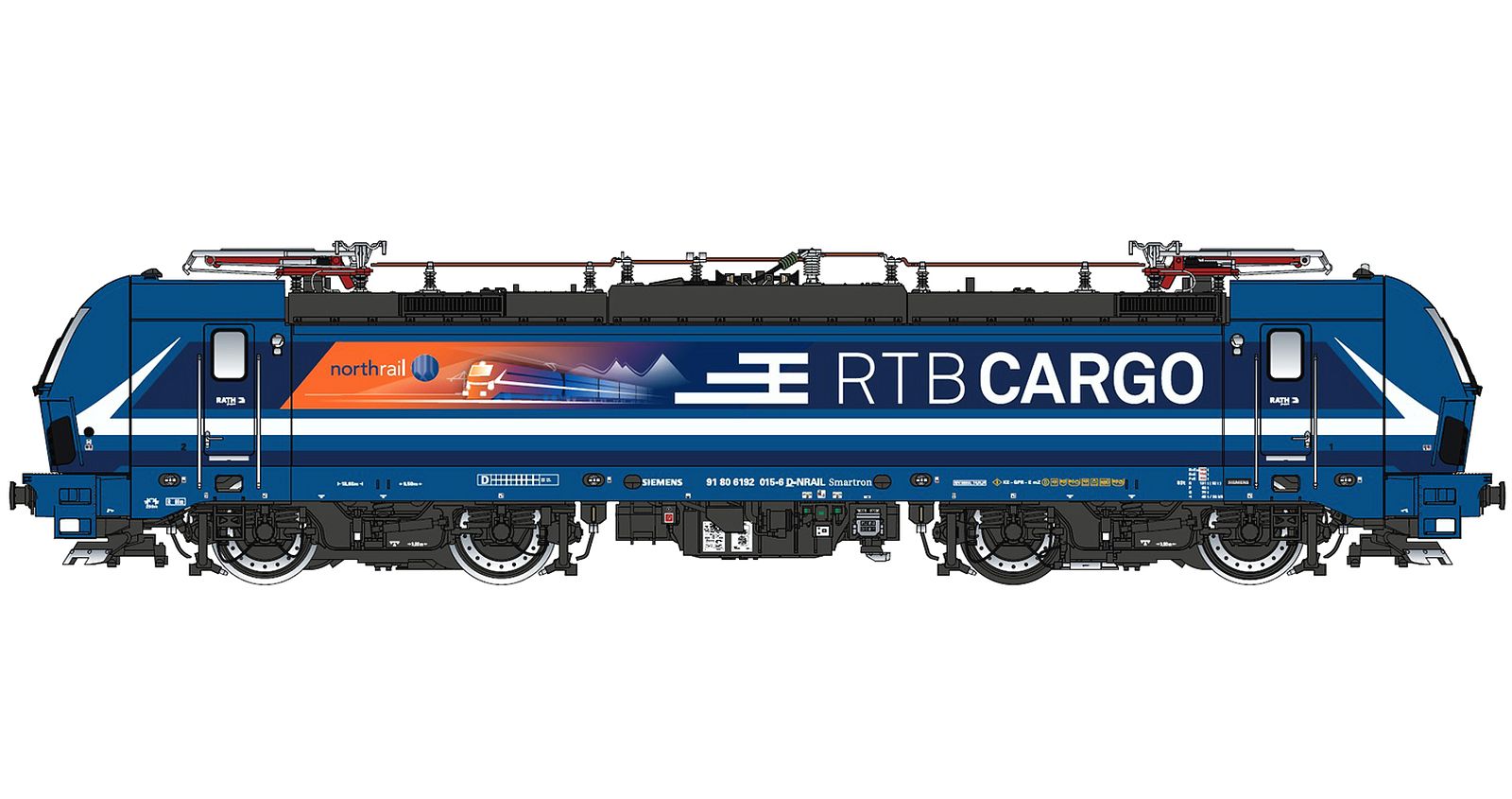 hobbytrain-e-lok-br-192-smartron-northrail-ep-vi image 1
