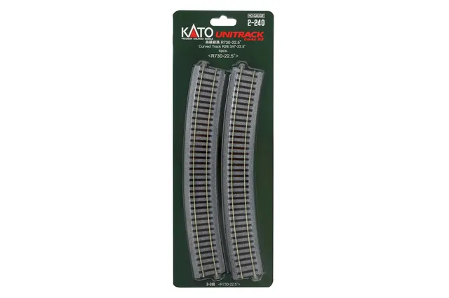 hobbytrain-gleis-gebogen-r730mm-22-5-4-stk image 1