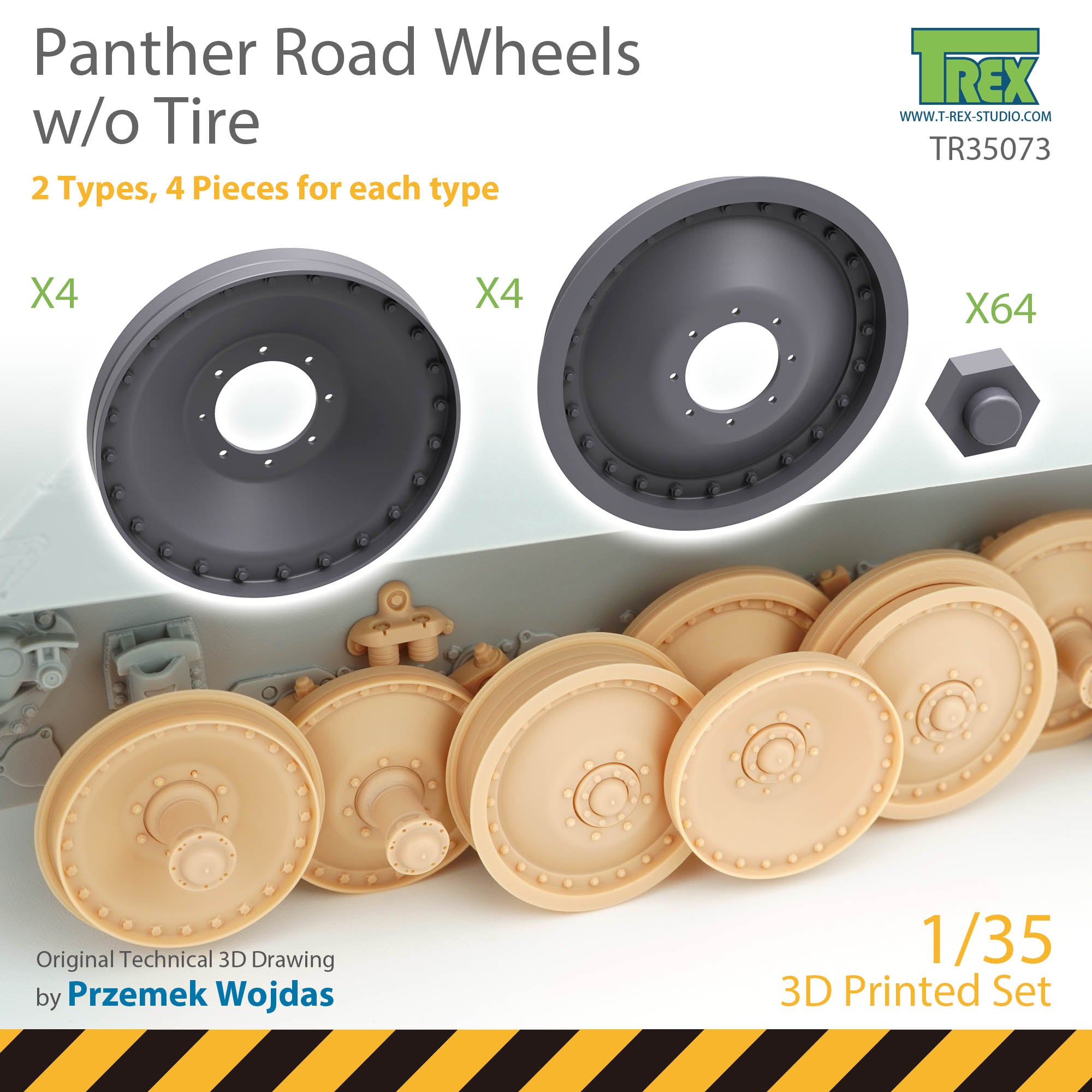 t-rex-35073-panther-laufr-der-1-35-zubeh-r-ohne-reifen image 1