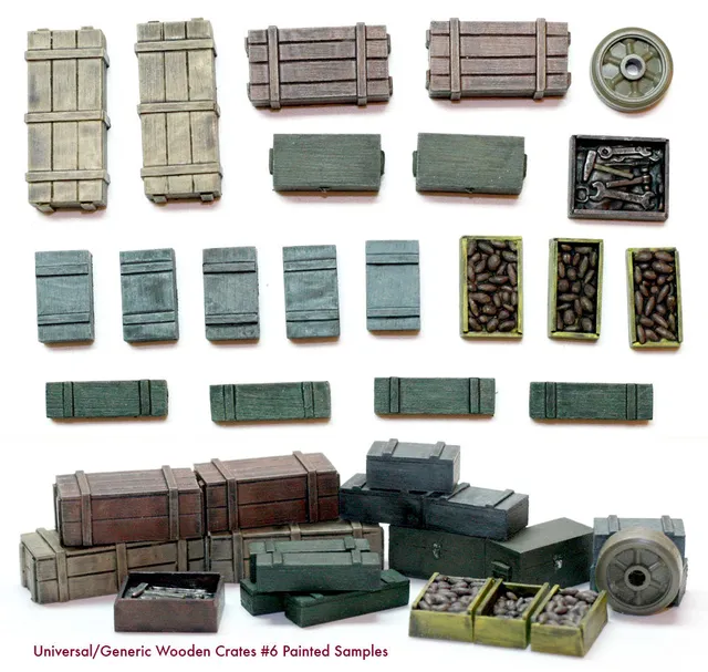 value-gear-wc006-holzkisten-6-1-35-diorama-zubeh-r-19-teile image 1