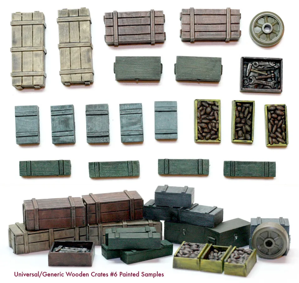 value-gear-wc006-holzkisten-6-1-35-diorama-zubeh-r-19-teile image 1