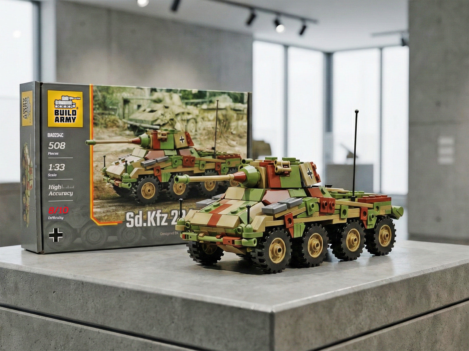 build-army-ba0234c-puma-sd-kfz-234-2-klemmbaustein-set-tarn image 3