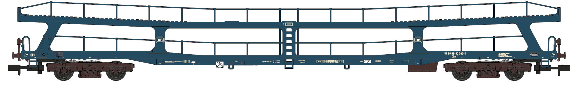 hobbytrain-g-terwagen-ddm915-autotransportwagen-db-2er-set image 1