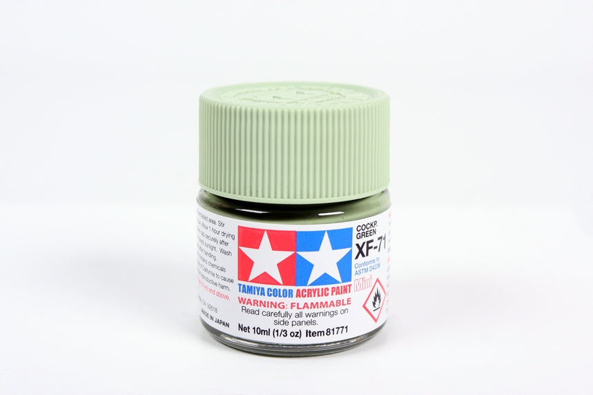tamiya-81771-xf71-cockpit-green-acrylfarbe-10ml-matt image 1