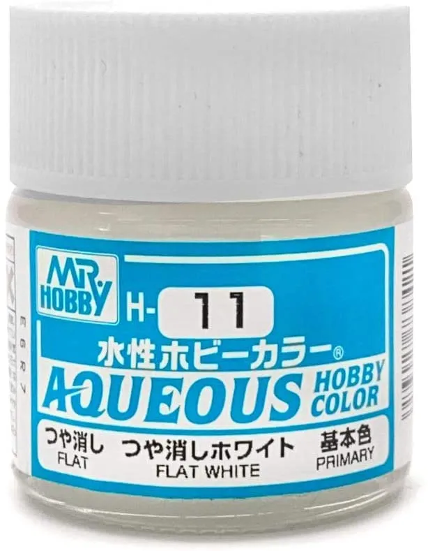 mr-hobby-aqueous-h11-modellbaufarbe-mattwei-10ml image 1