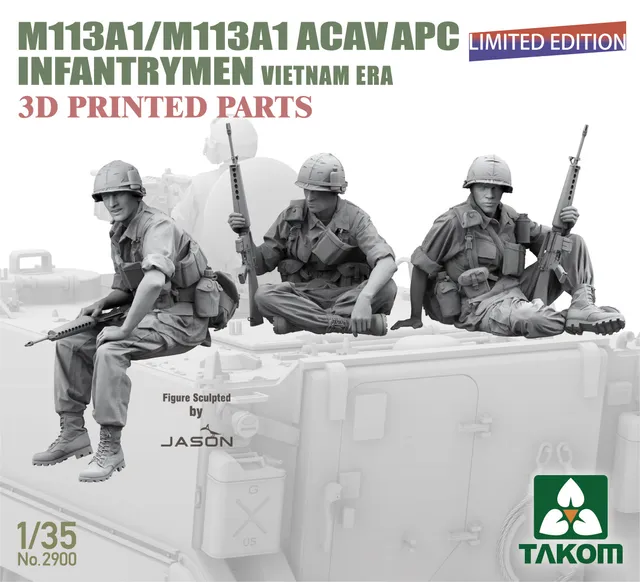 takom-2900-m113a1-vietnam-infanterie-figuren-1-35-resin image 1