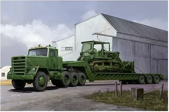 trumpeter-01078-m920-tractor-m870a1-trailer-truck-1-35 image 1