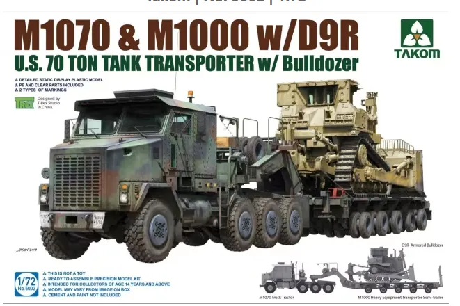 takom-5002-m1070-panzertransporter-bausatz-1-72-d9r image 1