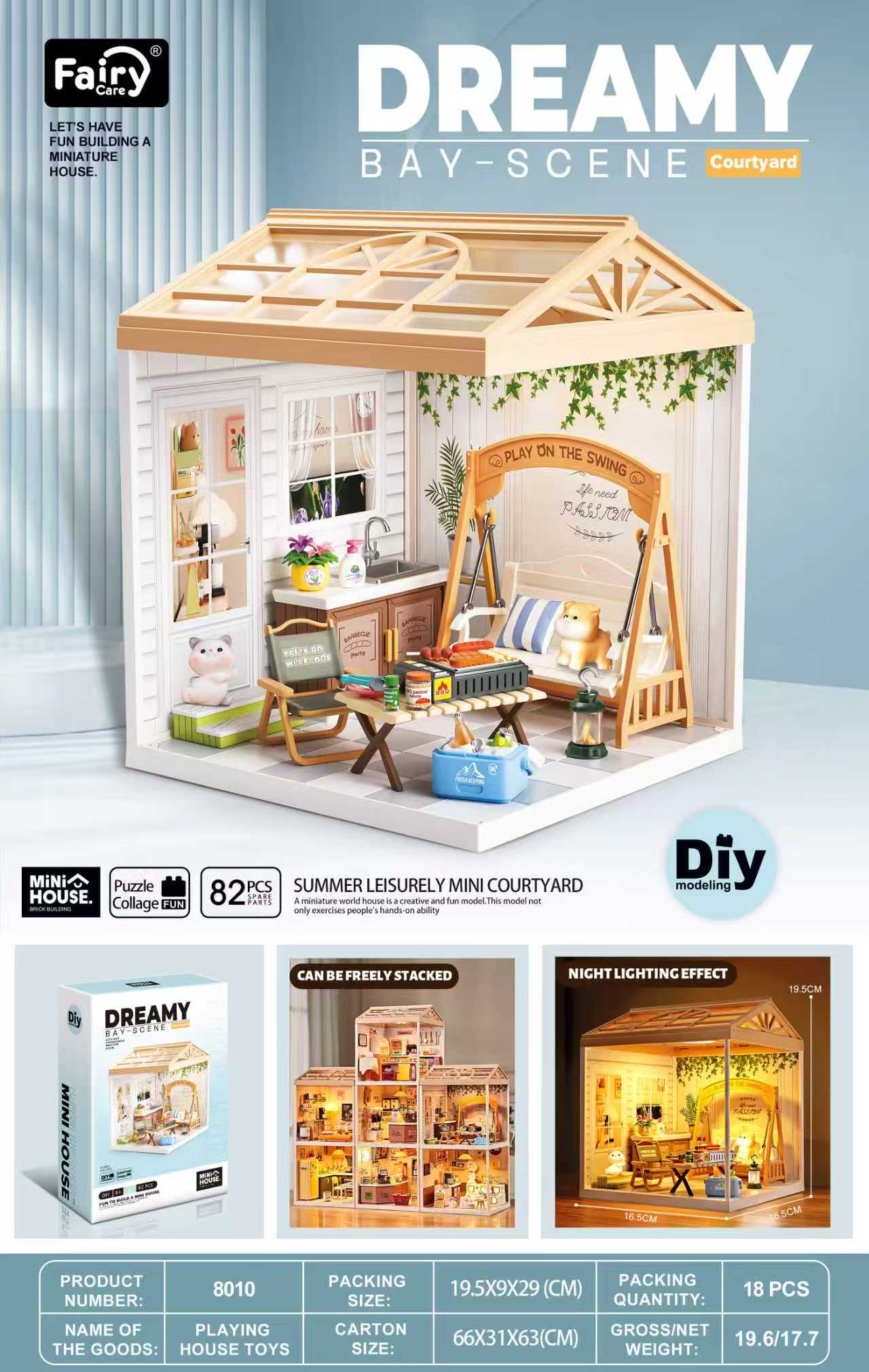 fairy-care-fc-dbs8010-dreamy-bay-scene-miniaturhaus-courtyard image 1
