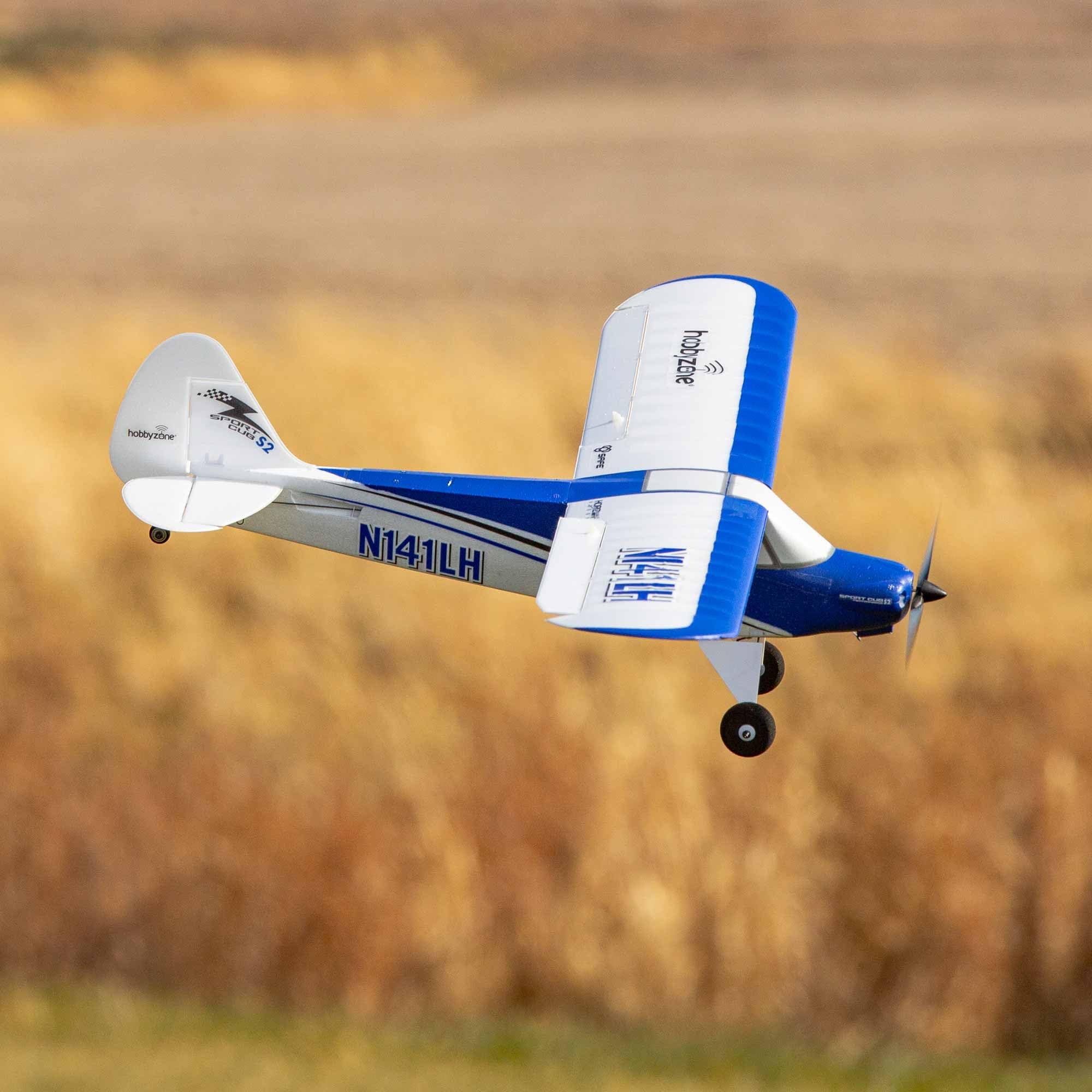 hobbyzone-sport-cub-s-2-rc-flugzeug-rtf-wei-blau-mit-safe image 3
