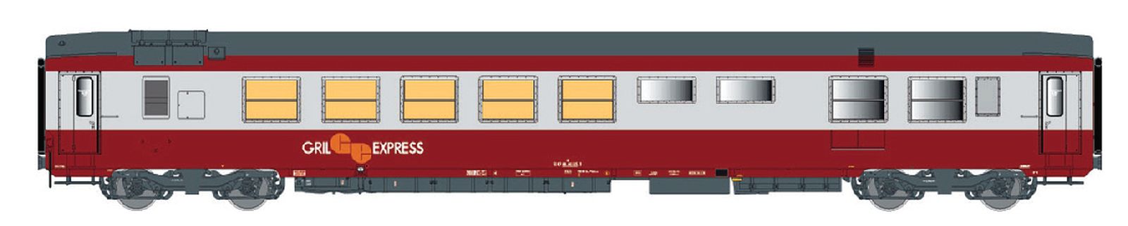 hobbytrain-personenwagen-gril-express-ge-sncf-speisewagen-ep-iv-ib image 1
